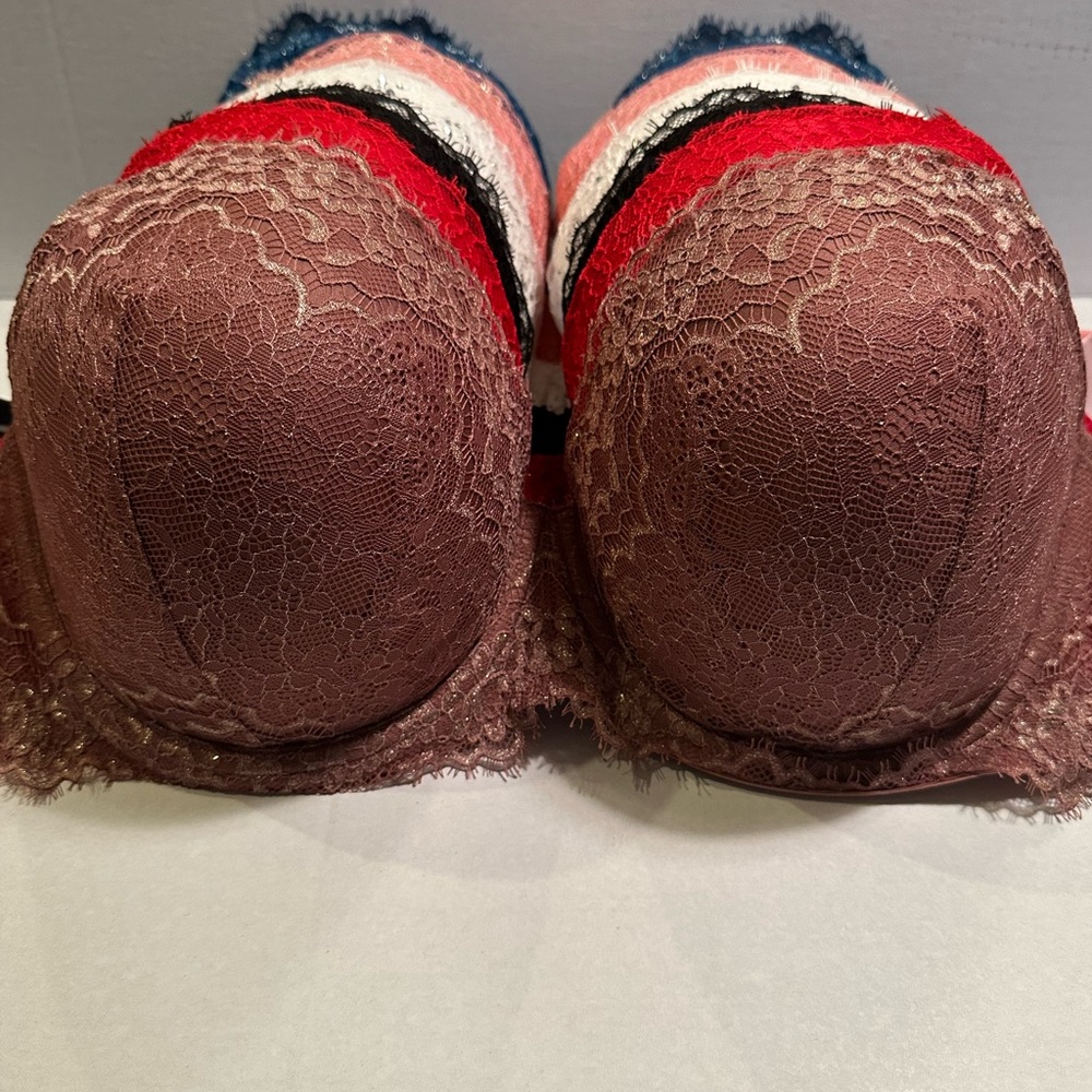 NWT Victoria’s Secret Dream Angela Lined Demi Bra - 36DDD (36F) - Picture 2 of 7